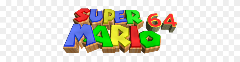 400x160 Play Super Mario Online Game Rom - Super Mario 64 PNG