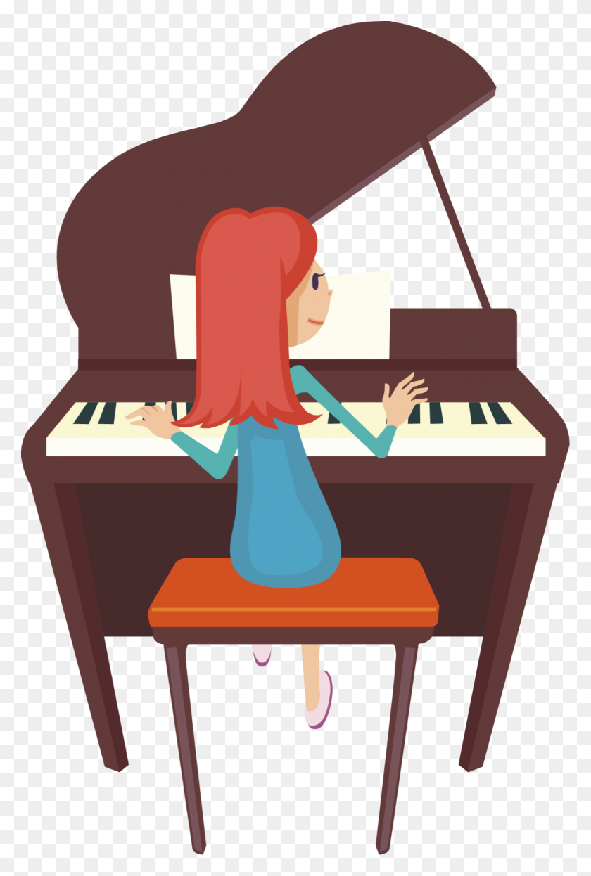 1271x1933 Play The Piano Clipart - Piano Images Clip Art