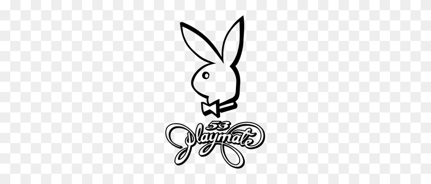 195x300 Логотип Playboy Скачать Бесплатно Векторы - Логотип Playboy Bunny Png