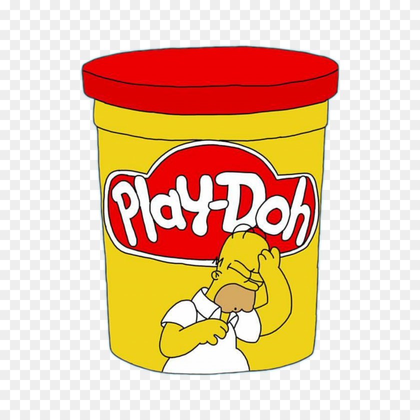 2896x2896 Playdoh Homer Homersimpson Kidtoy - Play Doh Png