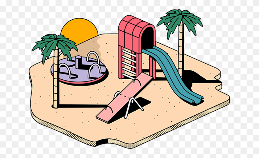 653x454 Playground Cartoon Png Png Image - Playground PNG