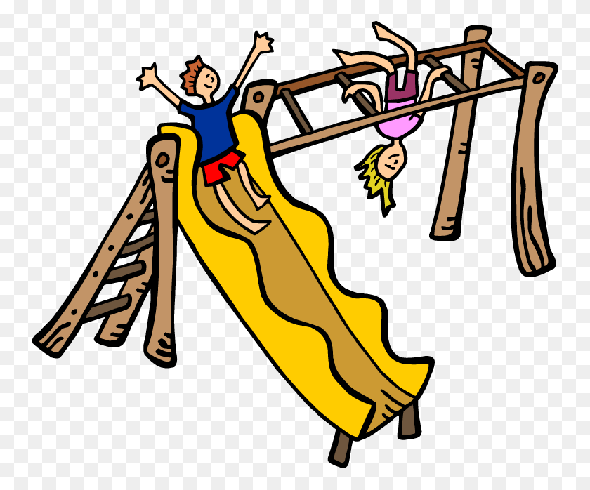 750x638 Playground Clipart Free Play - Inclined Plane Clipart
