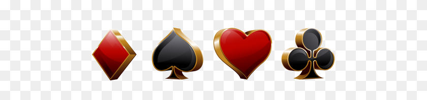 500x138 Playing Cards Suits Png Clipart Playing Cards - Poker Cards PNG