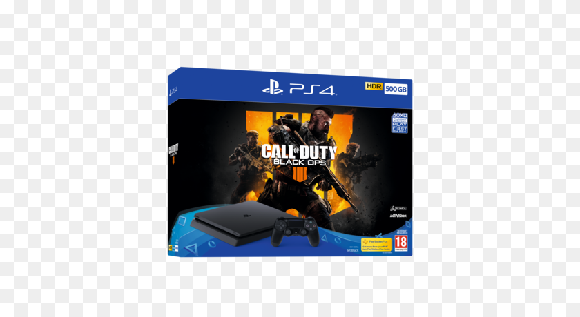 600x400 Playstation Incl Call Of Duty Black Ops - Ps4 PNG
