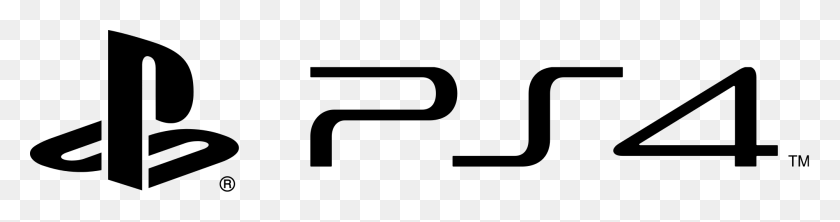 2000x417 Playstation Logo And Wordmark - Playstation 4 Logo PNG