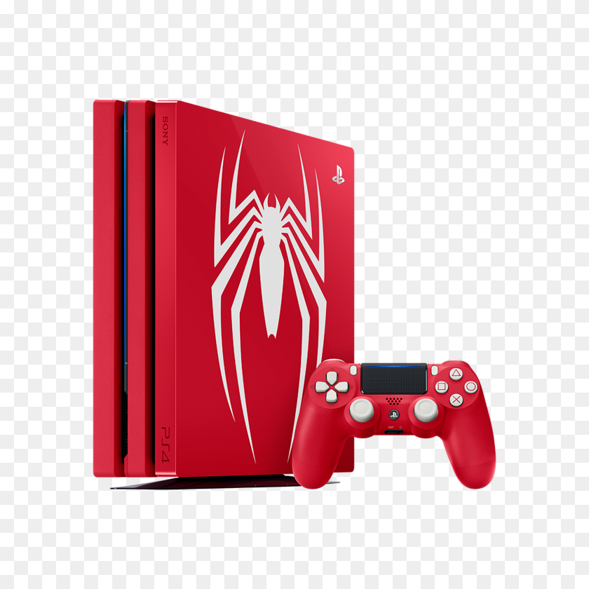 1500x1500 Playstation Pro Marvel's Spider Man Limited Edition Console - Ps4 Pro PNG