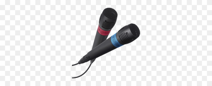 270x280 Playstation Singstar Wired Microphones - Ps3 PNG