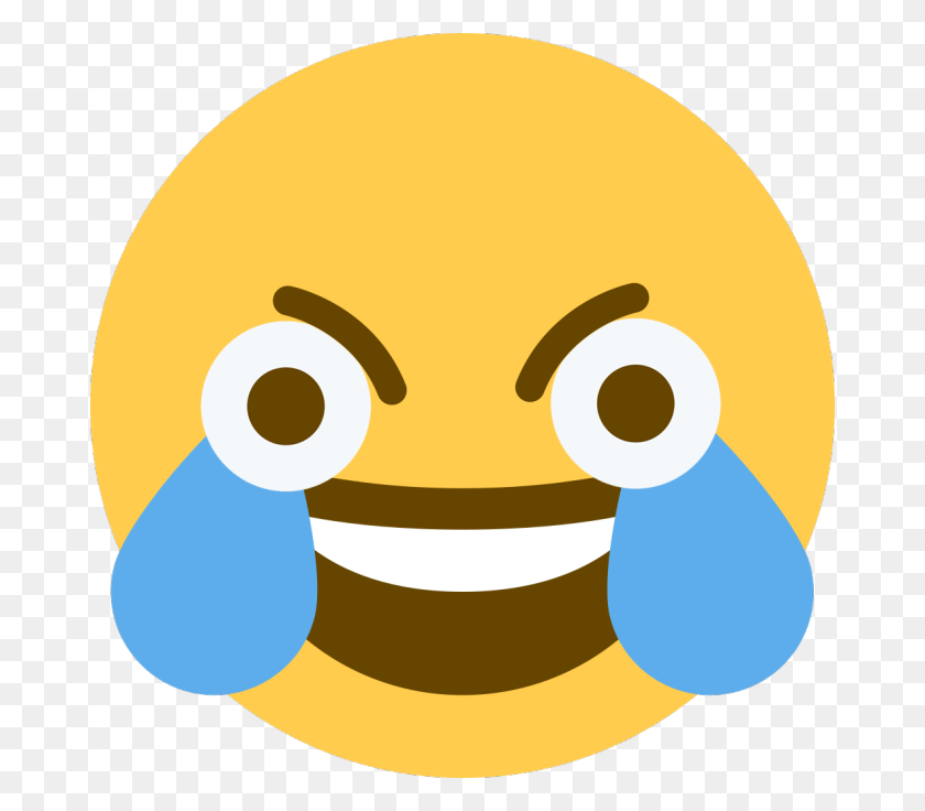 676x676 Please Add The Cryinglaughing Emoji With Open Eyes To Discord - Discord PNG
