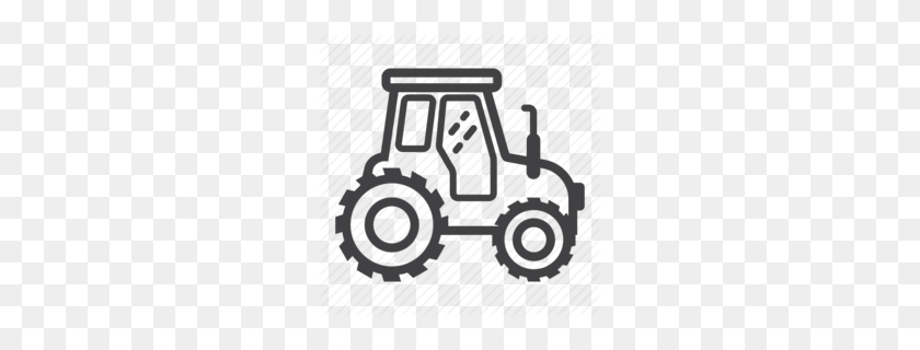 260x260 Plough Clipart - Tractor Clipart