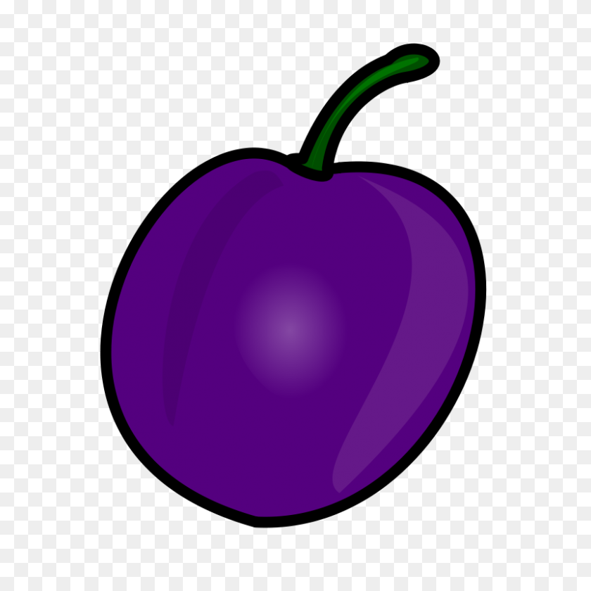 800x800 Plum Png Clipart - Food Can Clipart
