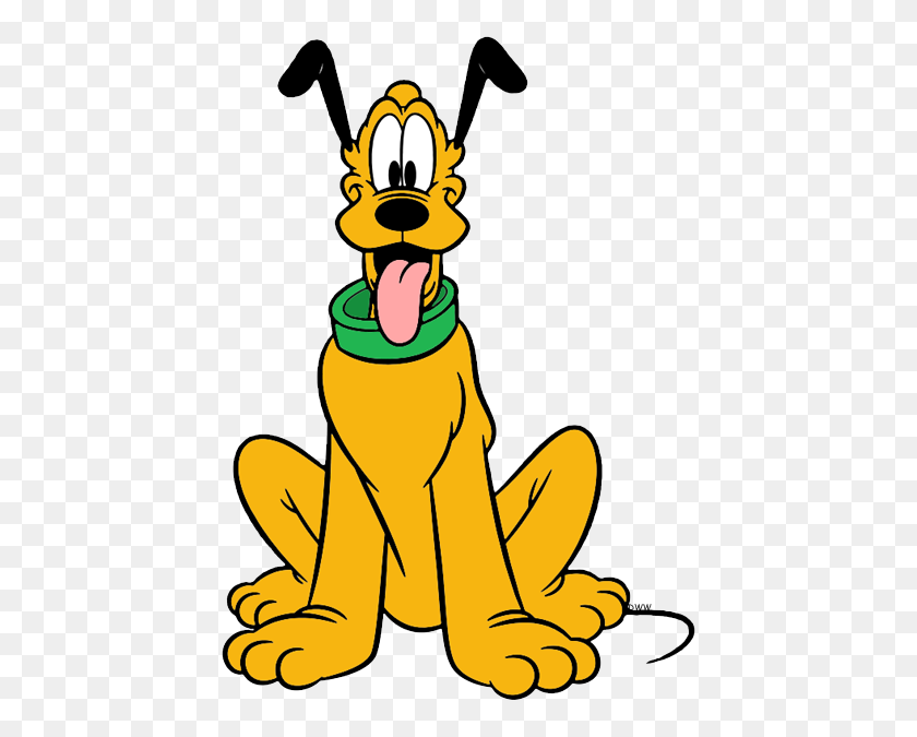 440x615 Pluto Clip Art Disney Clip Art Galore - Sitting Dog Clipart