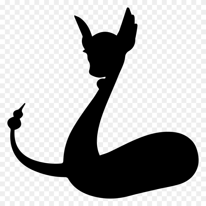 980x980 Pm Png Icon Free Download - Mermaid Tail Silhouette PNG