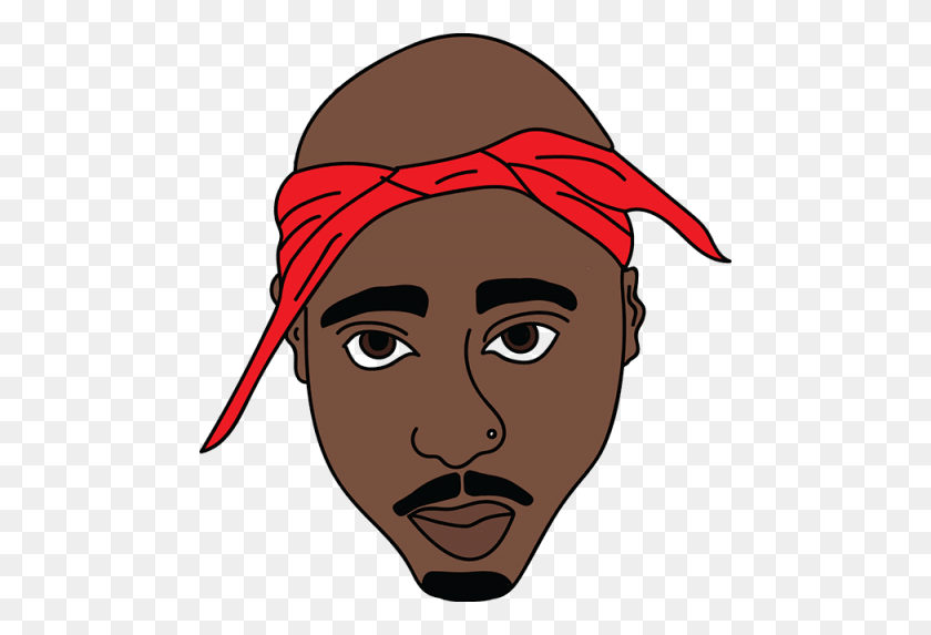480x513 Png - Tupac Clipart