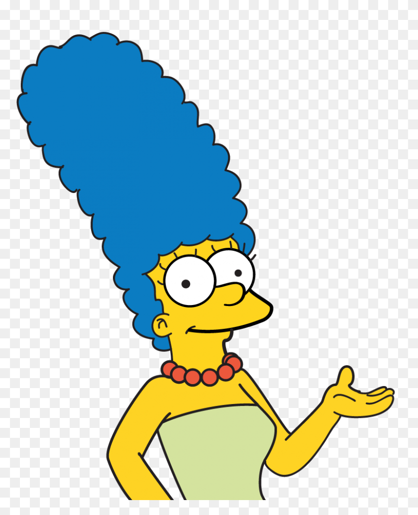 800x1000 Marge Simpson Png