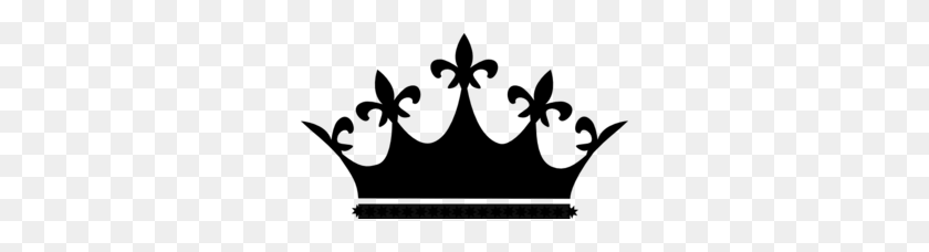 296x168 Png Crown Black And White Transparent Crown Black And White - White Crown PNG