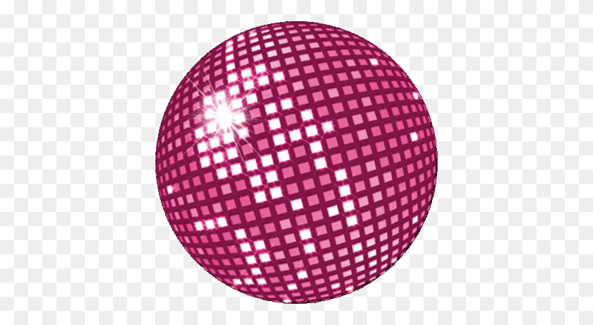 400x400 Png Disco Ball Pink Blossom - Disco Ball PNG
