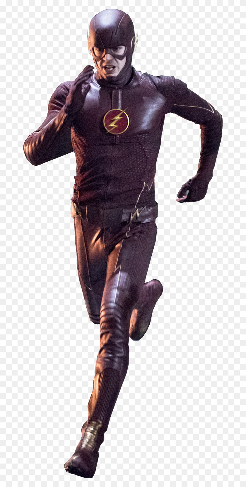 682x1600 Png Flash - Grant Gustin PNG