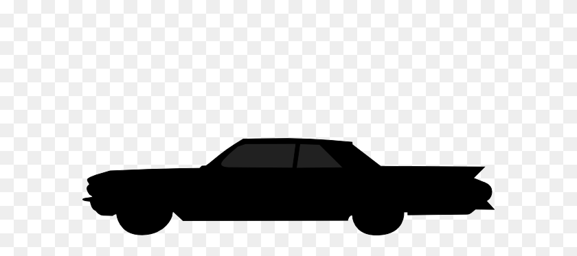 600x313 Png Format Images Of Car Silhouet - Old Car PNG