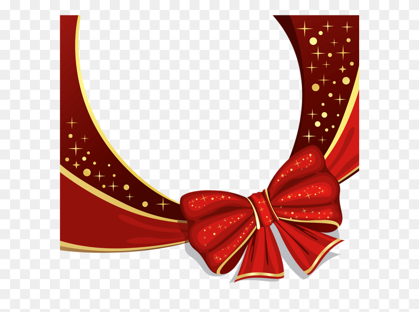 600x566 Png Frames Bordersclipart Clipart - Red Bow Tie Clipart