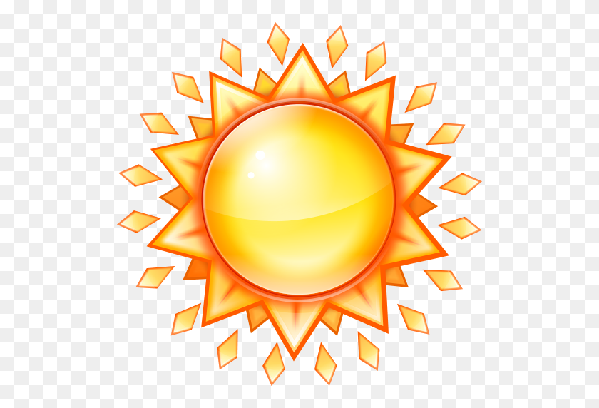 512x512 Png Горячее Солнце Прозрачное Горячее Солнце Изображения - Летняя Жара Клипарт