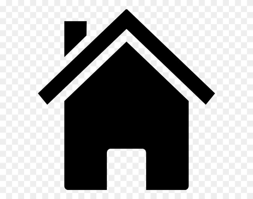 588x600 Png House Black And White Transparent House Black And White - White House PNG