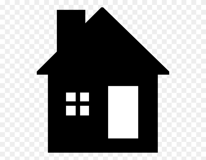 540x594 Png House Black And White Transparent House Black And White - House PNG