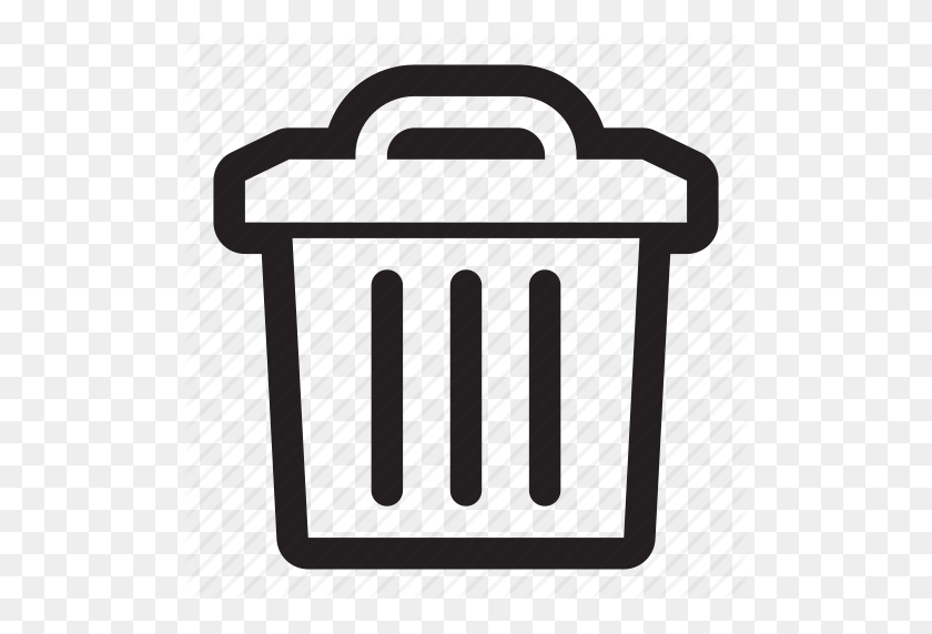 512x512 Png Icon Free Trash Can - Trash PNG
