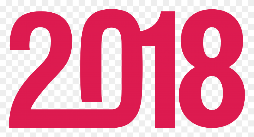 5942x3013 Png Image - New Year 2018 PNG