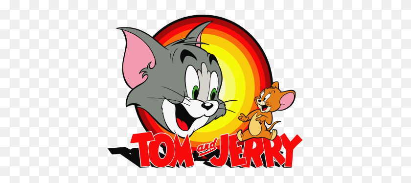 400x314 Imagen Png Tom Y Jerry Logo Png Dlpng - Tom Y Jerry Png