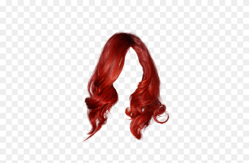 400x489 Png В Волосах - Красные Волосы Png
