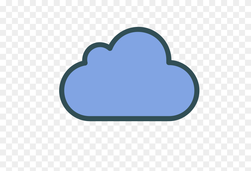 512x512 Png Internet Cloud Transparent Internet Cloud Images - Cloud Outline PNG