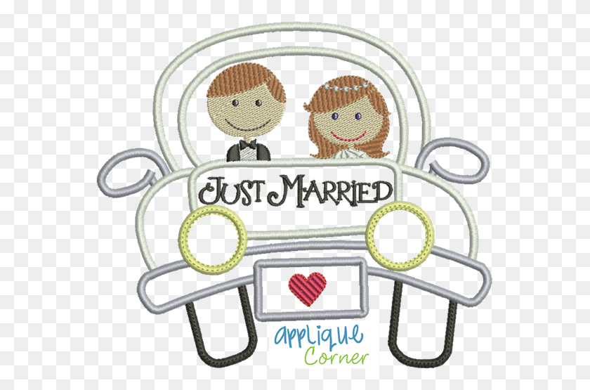 565x495 Png Just Married Transparent Just Married Images - Just Married Car Clipart
