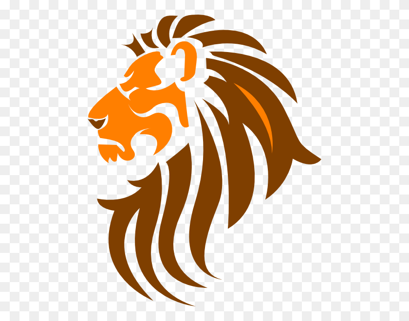 480x600 Png Lion Head Roaring Transparent Lion Head Roaring Images - Lion Logo PNG