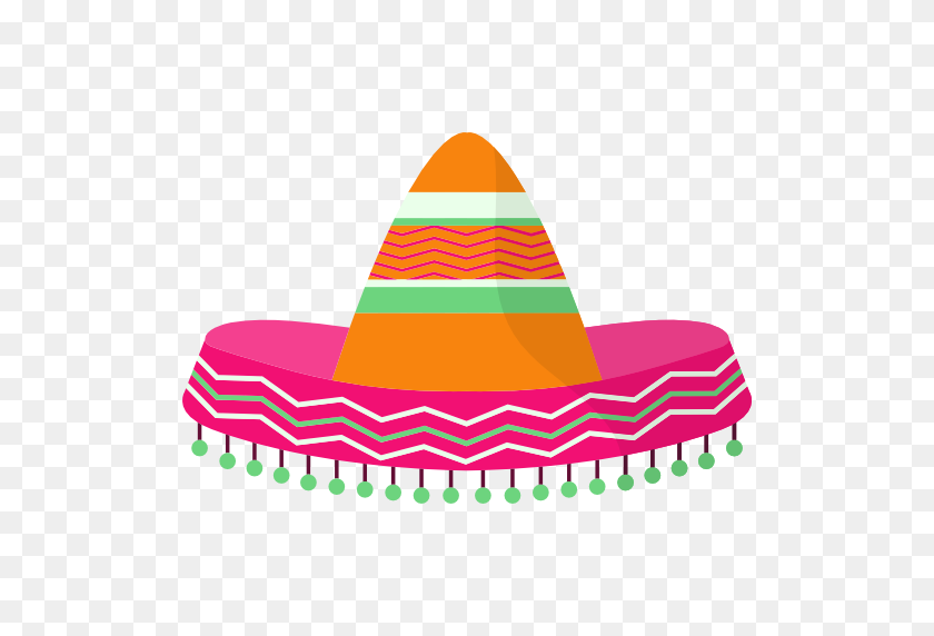 512x512 Png Mexican Hat Transparent Mexican Hat Images - Mexican Hat Clipart