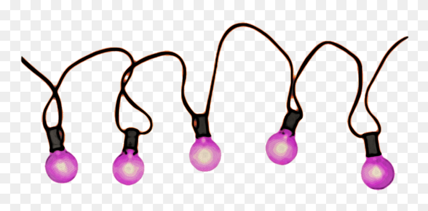 1024x465 Png Of Christmas Lights - String Of Lights PNG