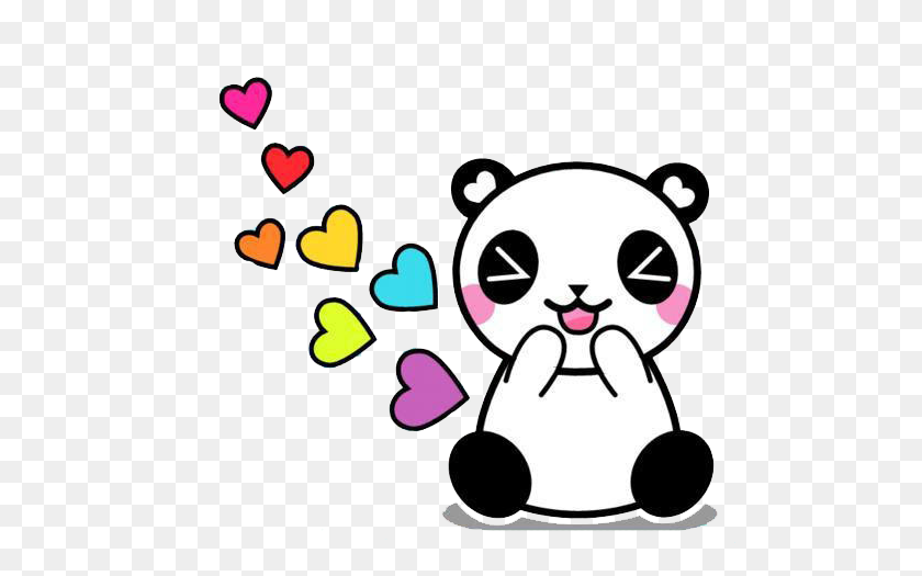 500x465 Png Panda ^ ^ Via Tumblr On We Heart It - Cute Panda PNG