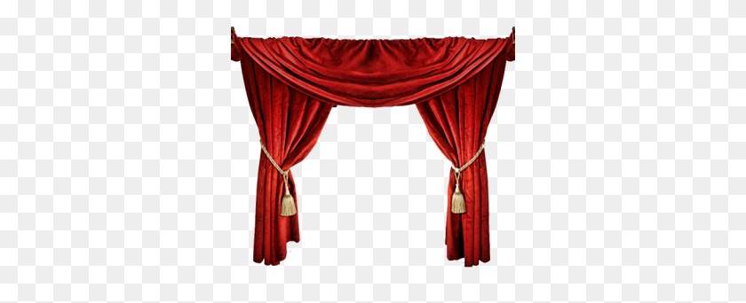 320x282 Png Red Curtains, Curtains - Stage Curtains PNG