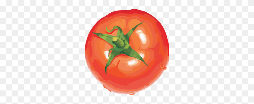 280x285 Png Tomate Rojo, Rojo - Rebanada De Tomate Clipart