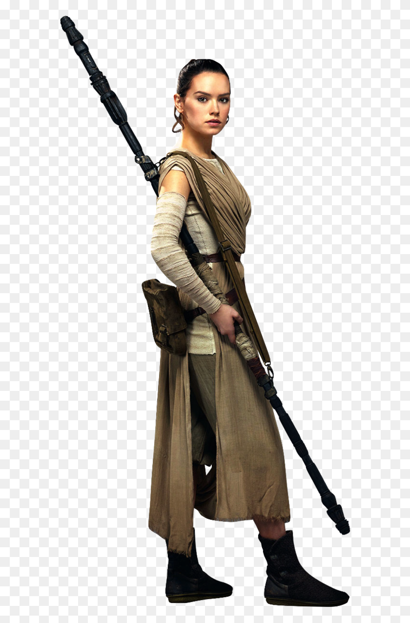 600x1215 Png Rey - The Last Jedi PNG