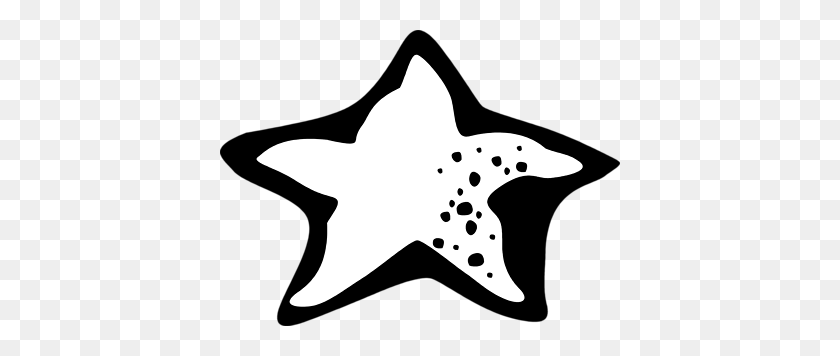 400x296 Png Морская Звезда Черно-Белая Прозрачная Морская Звезда Черно-Белая - Морская Звезда Черно-Белый Клипарт