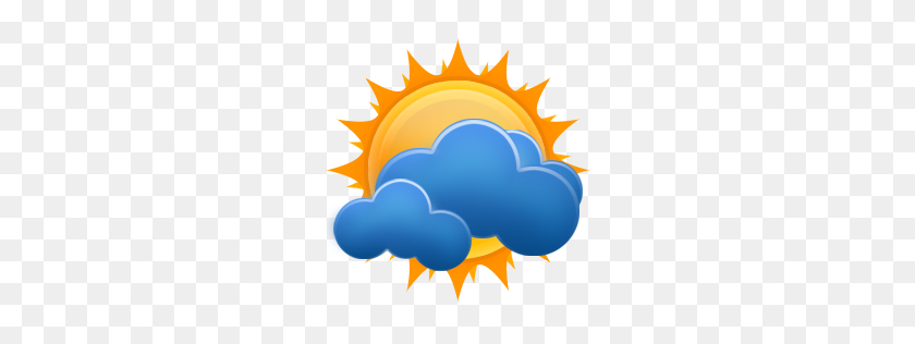 256x256 Png Sun And Clouds Transparent Sun And Clouds Images - Sun And Clouds Clipart
