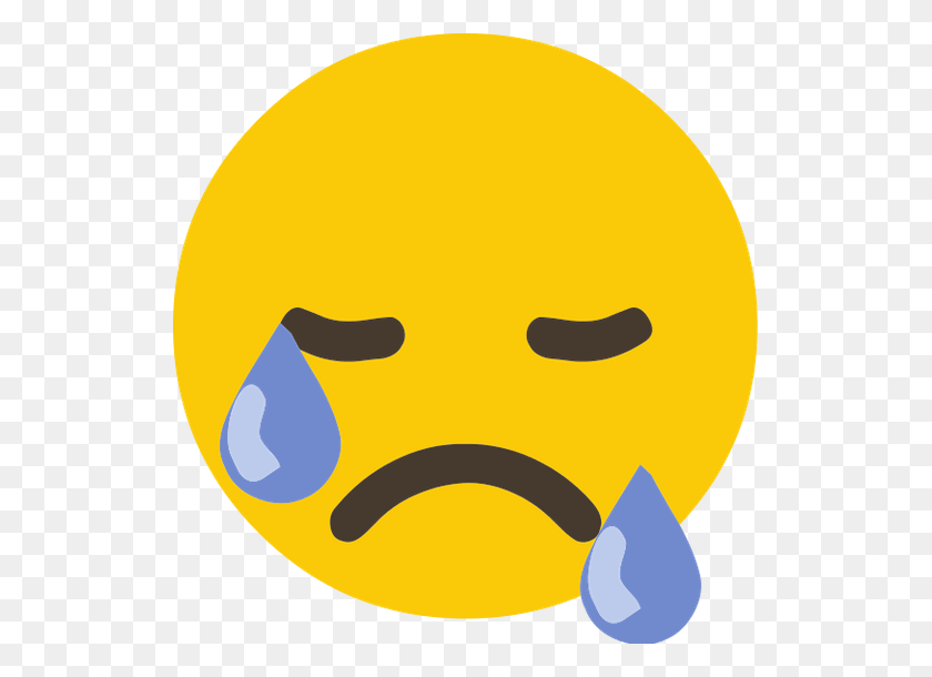528x550 Png Transparent Emojipedia Cry Emoji Pictures - Crying Emoji PNG