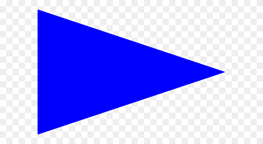 600x400 Png Треугольник Флаг Прозрачный Треугольник Флаг Изображения - Синий Треугольник Png