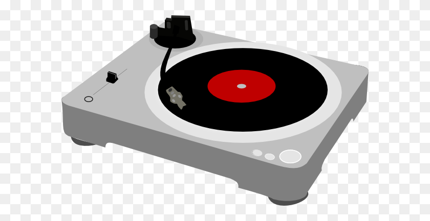 600x373 Png Turntable Clipart - Record Player PNG