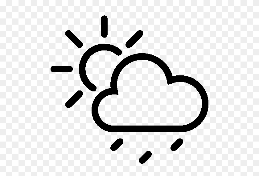 512x512 Png Weather Black And White Transparent Weather Black And White - Weather Icon PNG