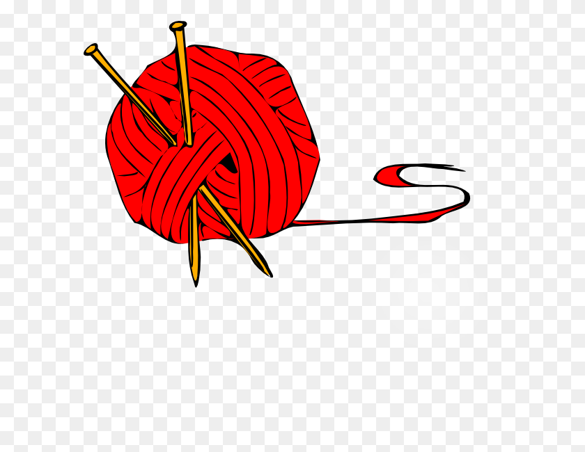 600x590 Png Yarn And Knitting Needles Transparent Yarn And Knitting - Ball Of Yarn PNG
