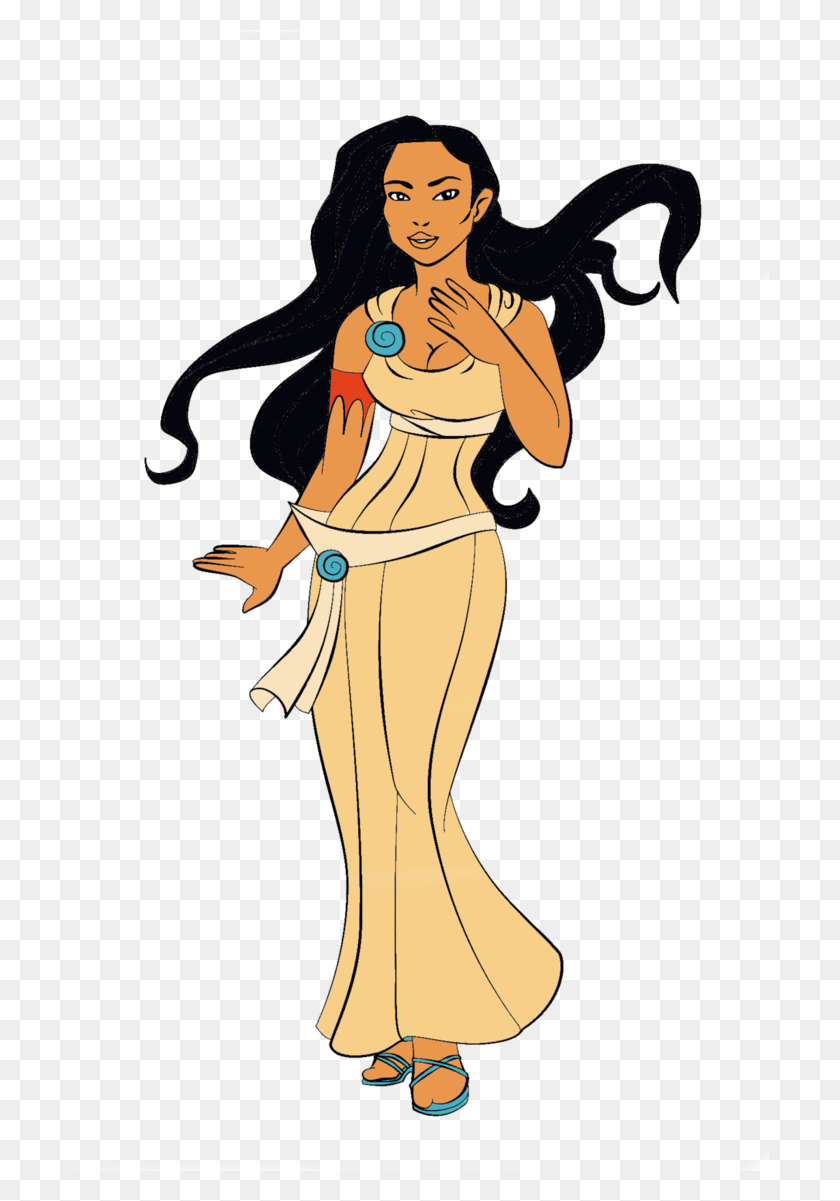 699x1141 Pocahontas As Megara - Pocahontas PNG