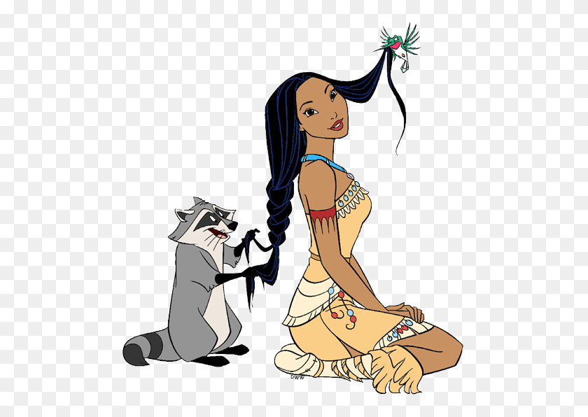 491x536 Pocahontas, Friends And Family Clip Art Disney Clip Art Galore - Pocahontas Clipart