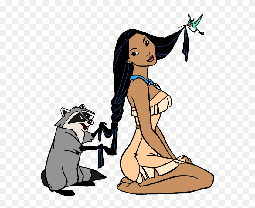 600x626 Pocahontas, Friends And Family Clip Art Disney Clip Art Galore - Pocahontas PNG