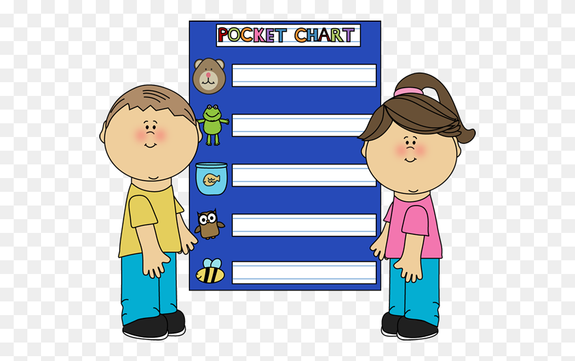 550x467 Pocket Chart Clip Art - Pocket Chart Clipart